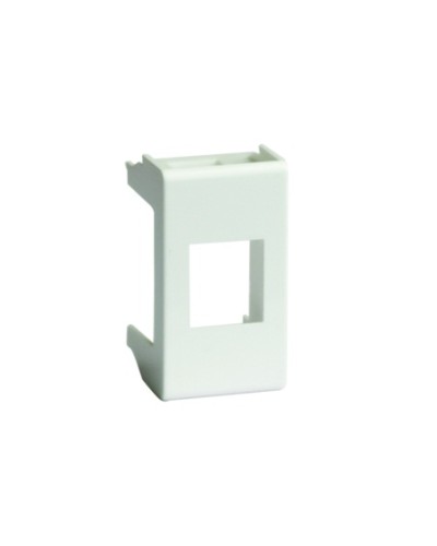 Адаптер для keystone, VIVA, 1 мод, цвет серый DKC 45107 в Саранске Аксессуары для стоек и шкафов Pintop.ru