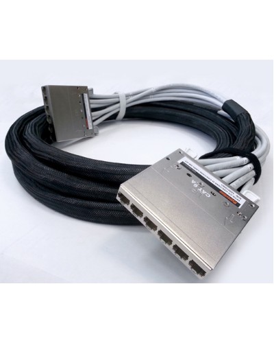 Сборка кабельная претерминированная Hyperline PPTR-CT-CSS/C6S-D-CSS/C6S-LSZH-8M-GY в Саранске Аксессуары для стоек и шкафов Pintop.ru