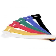 Хомут-липучка 135 мм, красный (20 шт.уп) LANMASTER LAN-VCM135-RD